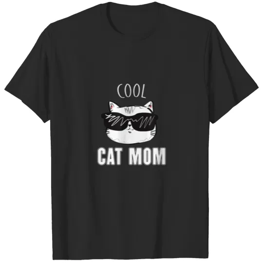 Cool Cat Mom Funny Cat T-shirt
