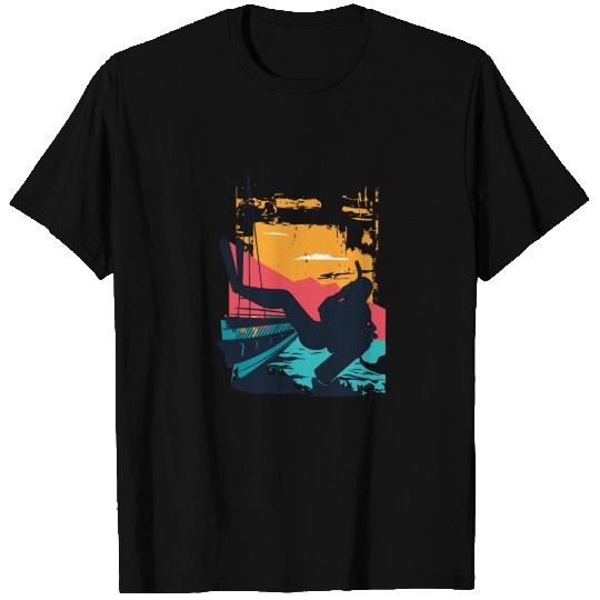Diver Diving Boat Nigh Dive Diving License Gift T-shirt
