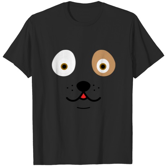 Discover Cute dog face T-shirt