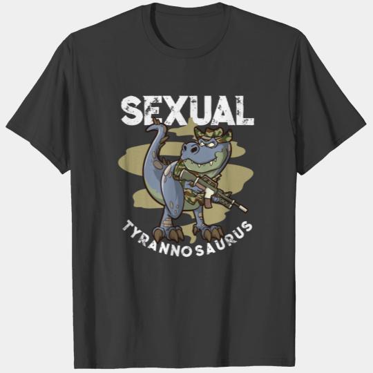 Discover Funny Sexual Tyrannosaurus T Shirt Gift for Movie T-shirt