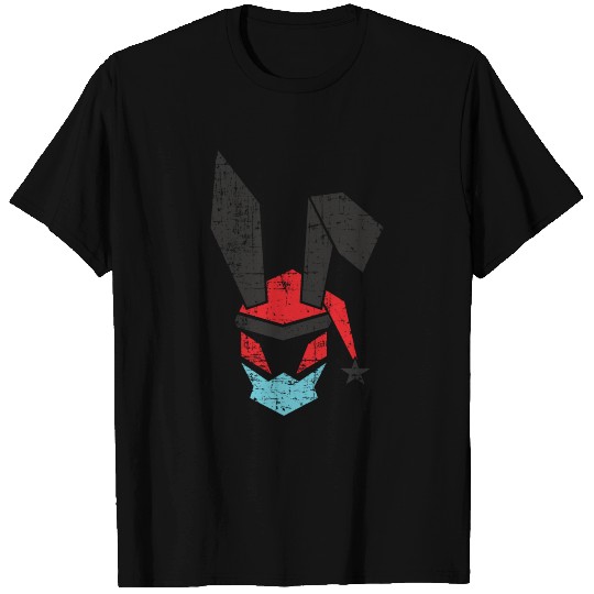 Xmas Easter Bunny Geometric With MNP Mask Smart T-shirt