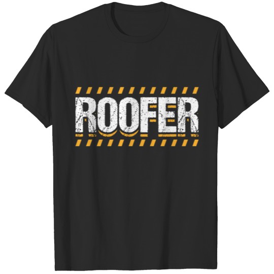 Discover Sarcastic Roofer Design Quote Roofer Text Art T-shirt
