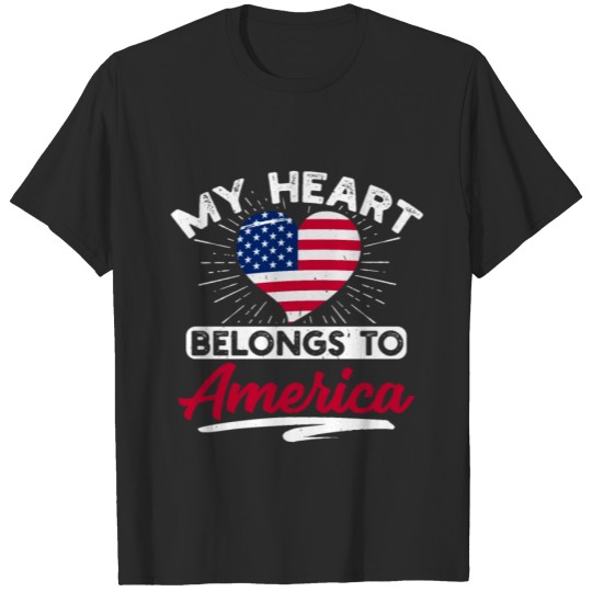 Discover All american Dad Patriotic american flag T-shirt