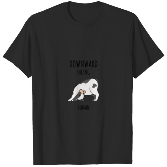 Discover downward facing dog yoga T-shirt