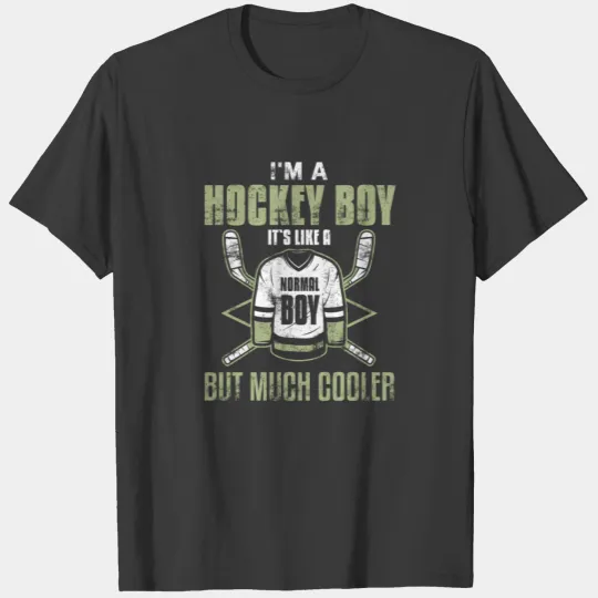 Hockey Boy Hockeyplayer Son Wintersport Gift T-shirt