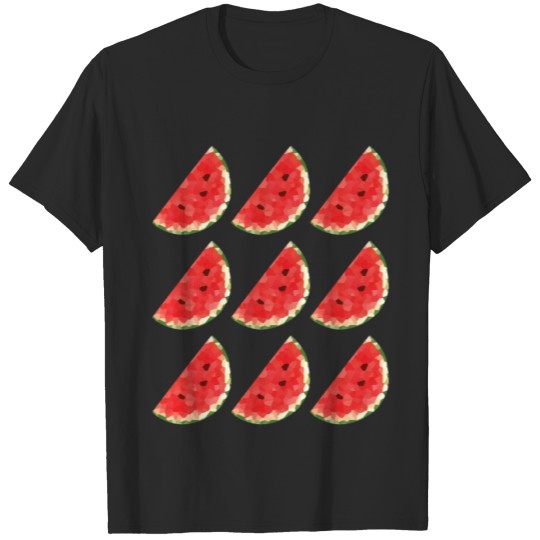 Discover watermelon 3x3 pattern, fill, repeating, tiled | e T-shirt