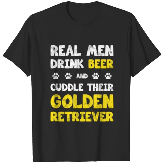 Discover Golden Retriever Beer Dog Owner Gift T-shirt