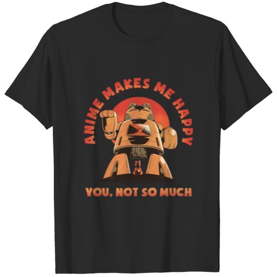 Anime Saying Funny Cat T-shirt