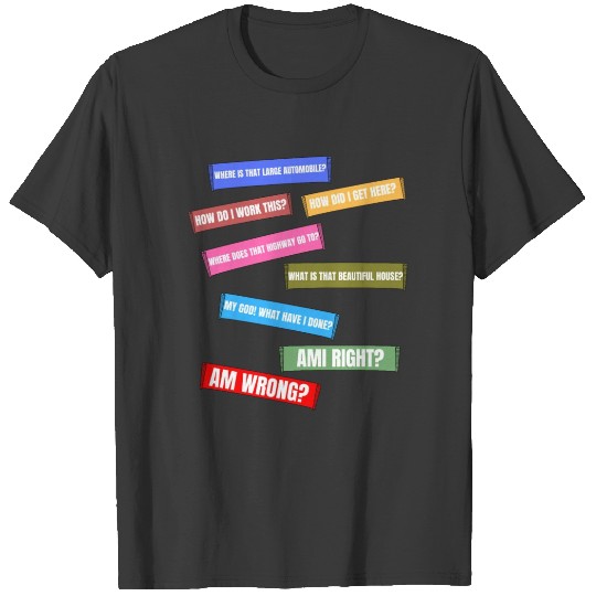 Talking Heads - You May Ask Yourself T-shirt