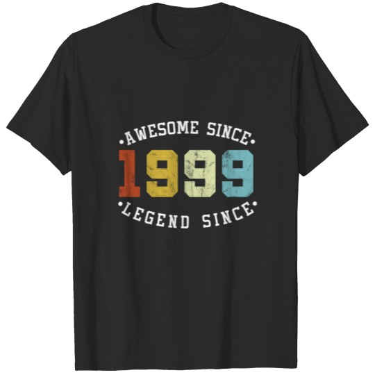 Discover 21 st Birthday Celebration Gift Awesome Since T-shirt
