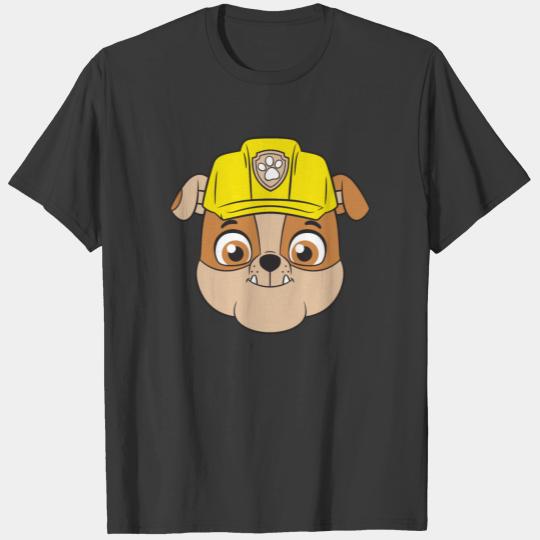 Paw Patrol Rubble Face Long Sleeve Shirt T-shirt