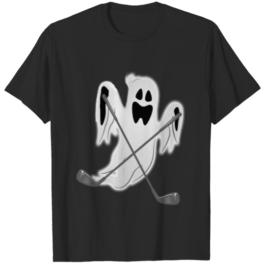 Discover Golfer Halloween Costume Ghost Golf Ball Apparel T-shirt