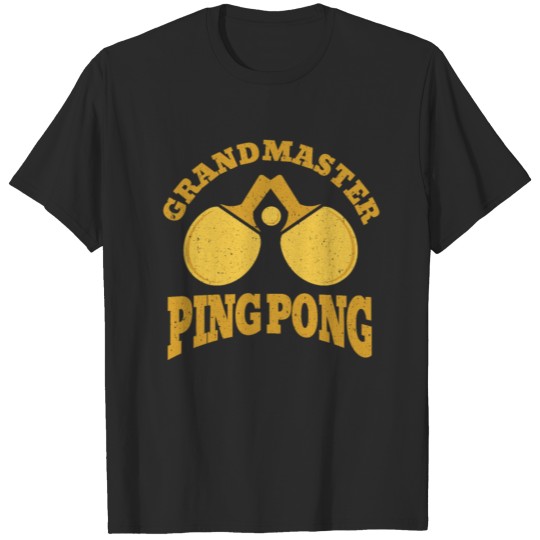 Discover Table Tennis Champion Grandmaster Ping Pong T-shirt