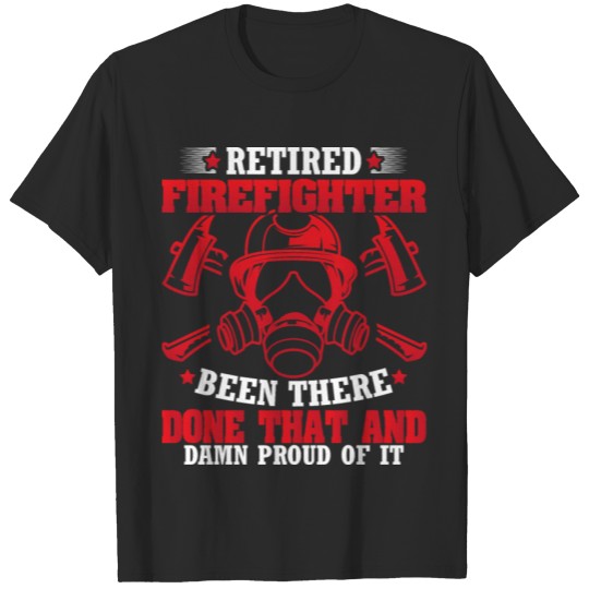 Discover retired firefighter T-shirt