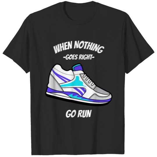Discover Jogging Shoes Jogger Runner Run Marathon T-shirt
