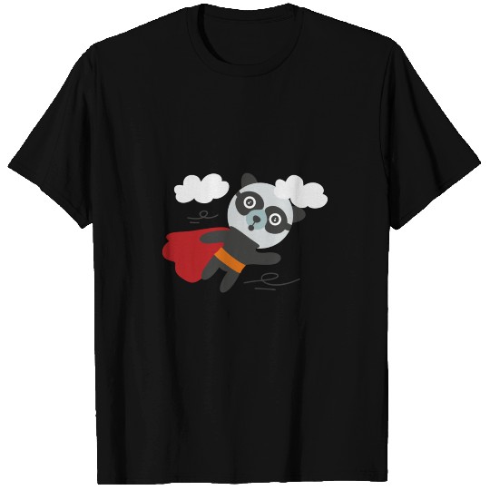 Superhero panda T-shirt
