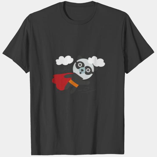 Superhero panda T-shirt
