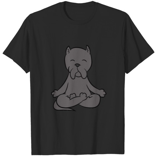 Relaxing Italian Mastiff Cane Corso Dog Yoga T-shirt