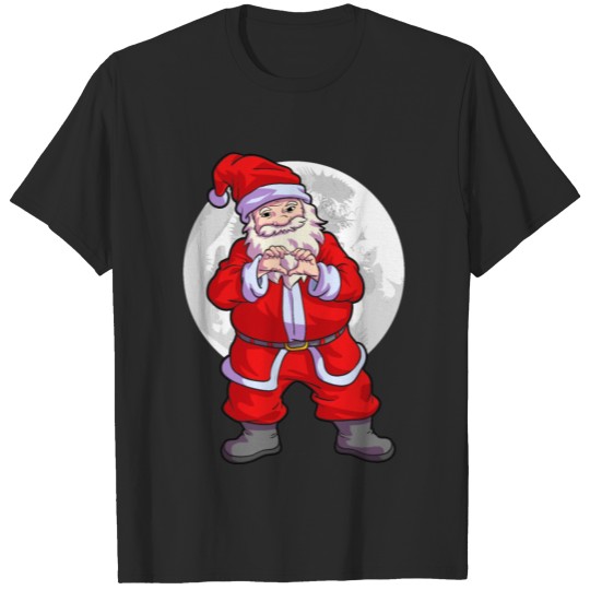 Discover Christmas Santa Hat Santa Claus Love T-shirt