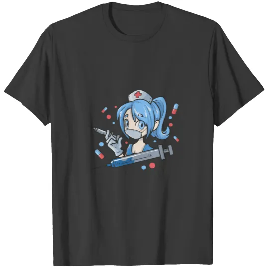 Otaku Nurse Sassy Kawaii Sarcastic Snarky Teen T-shirt