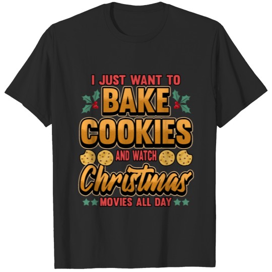 Discover Funny Cookies Christmas Saying Gift T-shirt