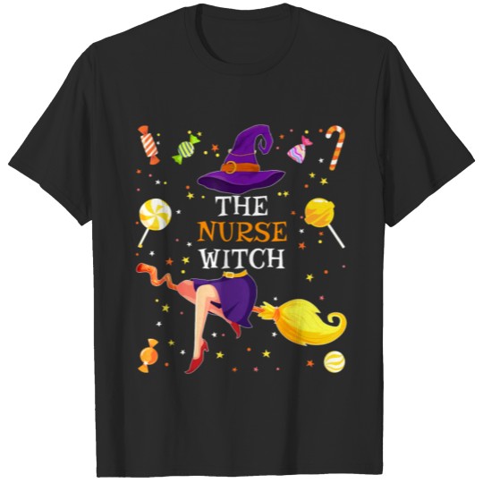 The Nurse Witch Funny Matching Family Halloween T-shirt