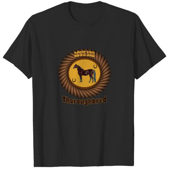 Discover Love my thoroughbred horse T-shirt