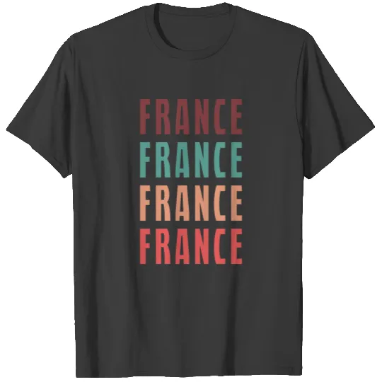 france france france france retro vintage T-shirt