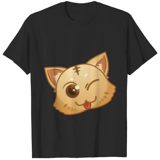 Funny Cat face T Shirt T-shirt