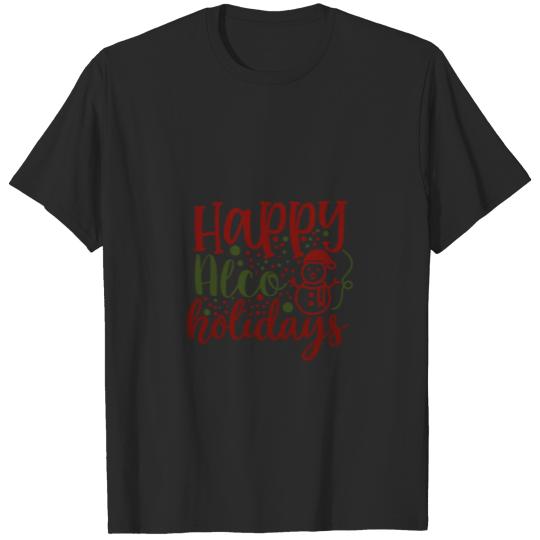 Discover HAPPY ALCO HOLIDAYS T-shirt