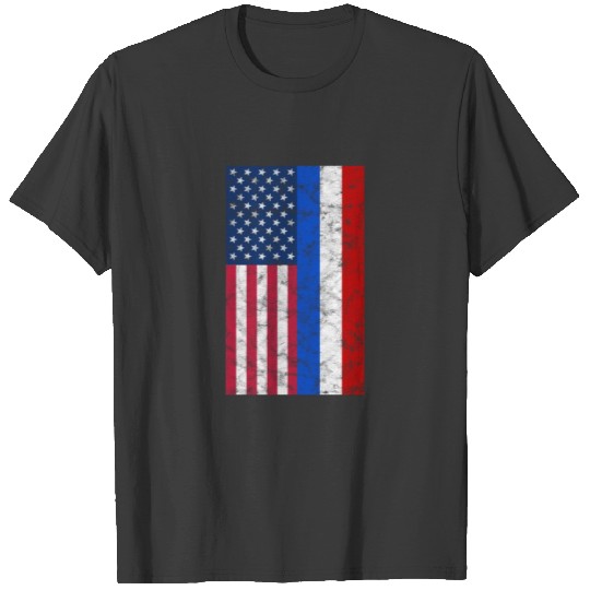 America Netherlands Flag Dutch American Pride Gift T-shirt