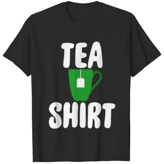 Funny Cup Women T Shirt Green Tea Shirt T-shirt