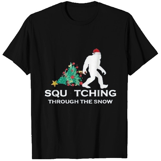 Funny Sasquatch Christmas T-shirt