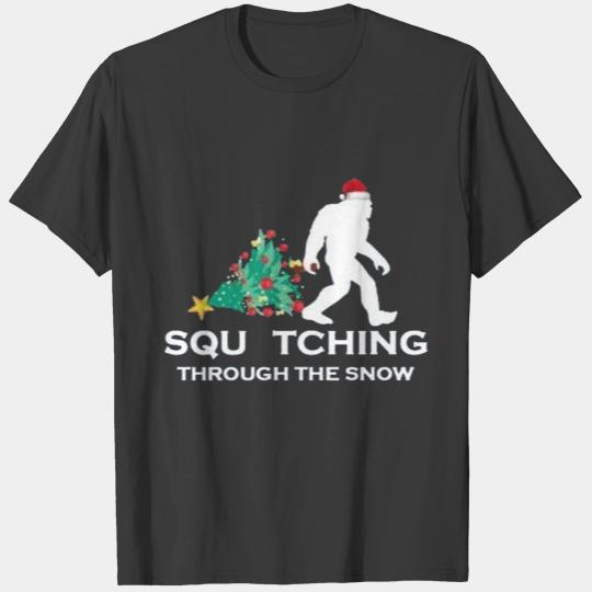 Funny Sasquatch Christmas T-shirt