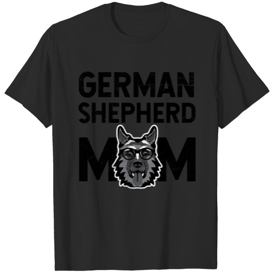 Discover German Shepherd Mom Dog Lover Black Gift Idea T-shirt