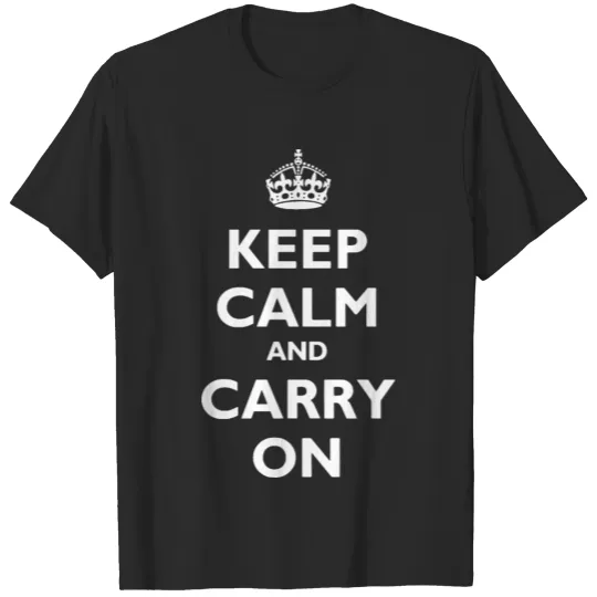 Discover Keep Calm and on T-shirt
