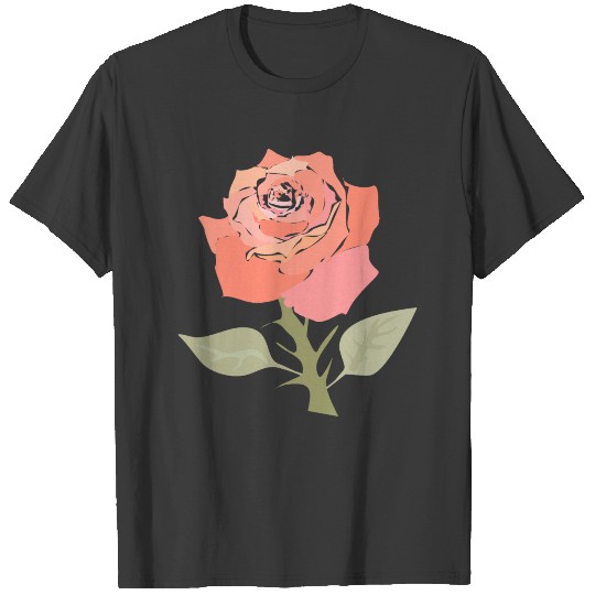 Rose flower. T-shirt