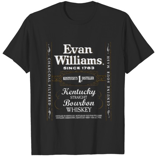 Evan Williams Bourbon Whiskey Logo T-shirt