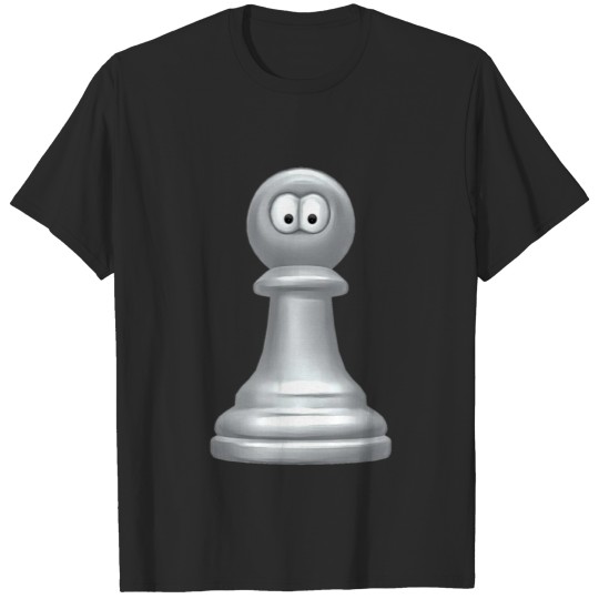 Discover cartoon chess pawn T-shirt