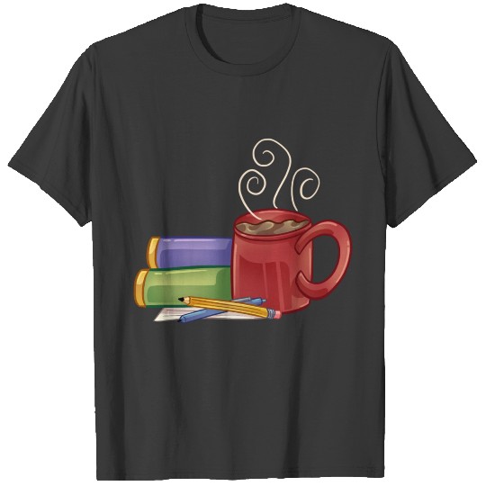 Hot Cocoa Books And Cocoa T-shirt