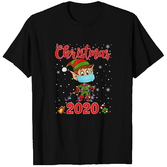 Christmas 2020 Funny Christmas Lights Elf Lover T-shirt