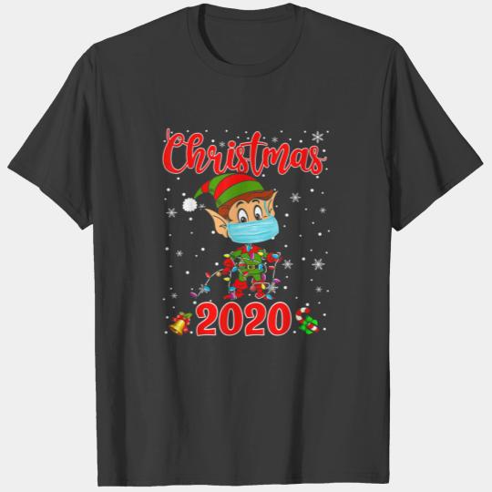 Christmas 2020 Funny Christmas Lights Elf Lover T-shirt