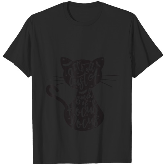 Discover Its Just A Bunch Of Hocus Pocus Halloween Cat Love T-shirt
