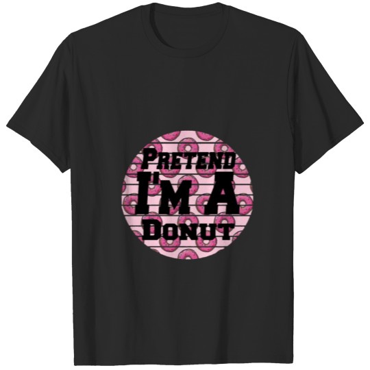 Discover Pretend I'm A Donut Vintage Retro T-shirt