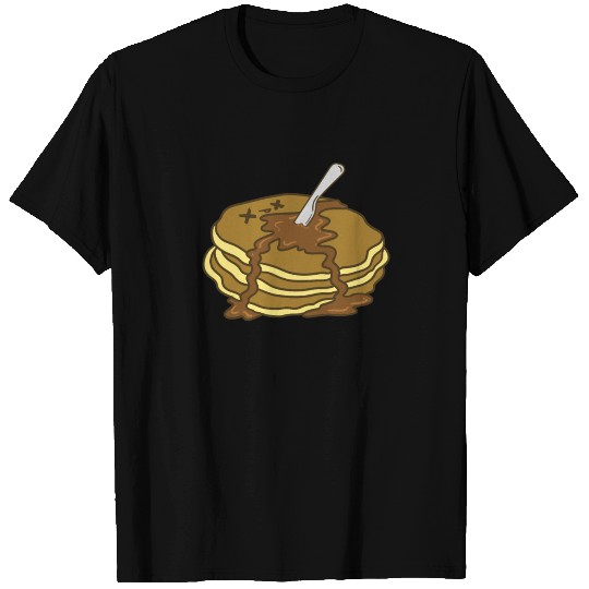 Pancake Chocolate Delicious Comic Death T-shirt
