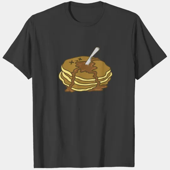Pancake Chocolate Delicious Comic Death T-shirt