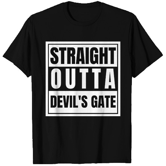 Straight Outta Devil's Gate Supernatural Door to T-shirt