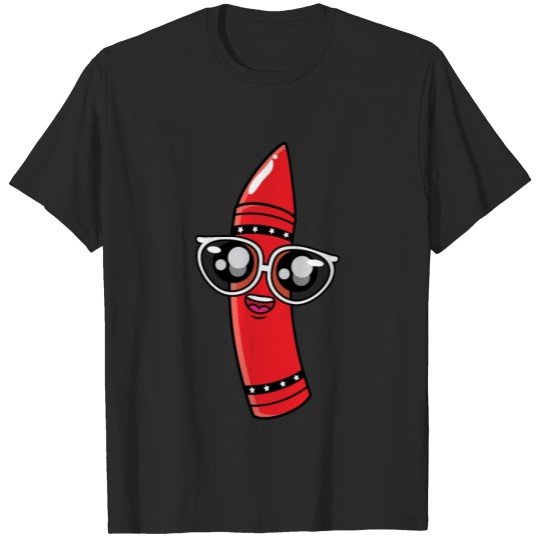 Geek Crayon Color Red T-shirt