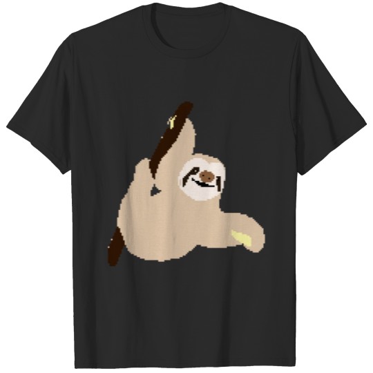 Discover Nerd Sloth Retro Gaming Video Game T-shirt