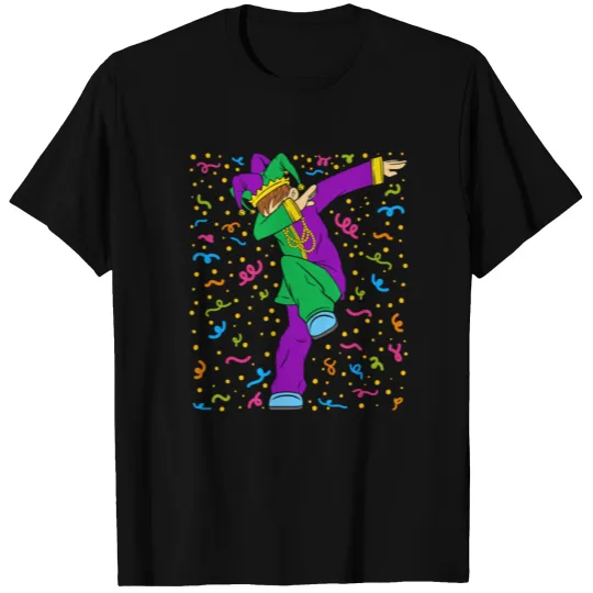 Mardi Gras Dabbing T-shirt